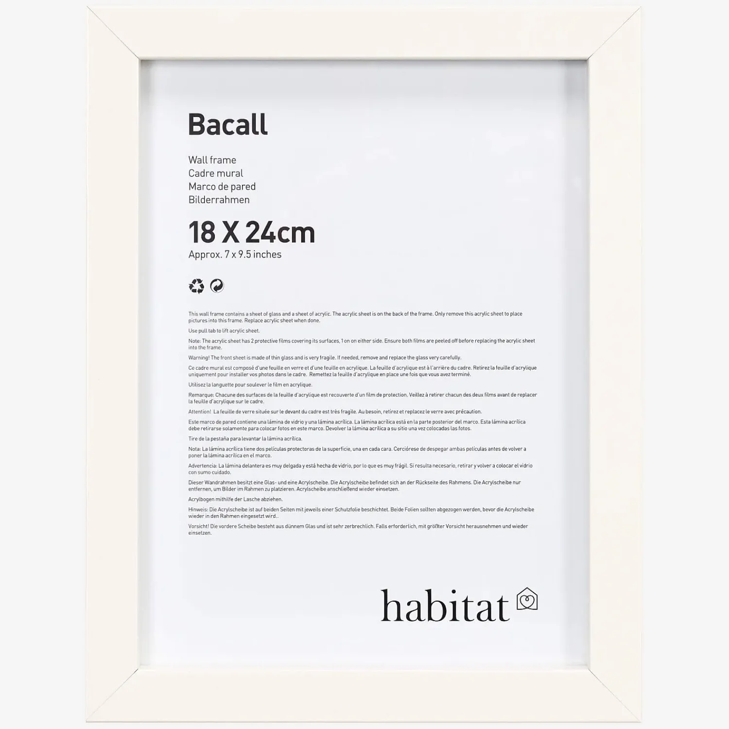 Clearance Habitat Bacall